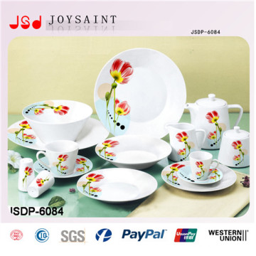 Porcelana Color Decal Dinnerware